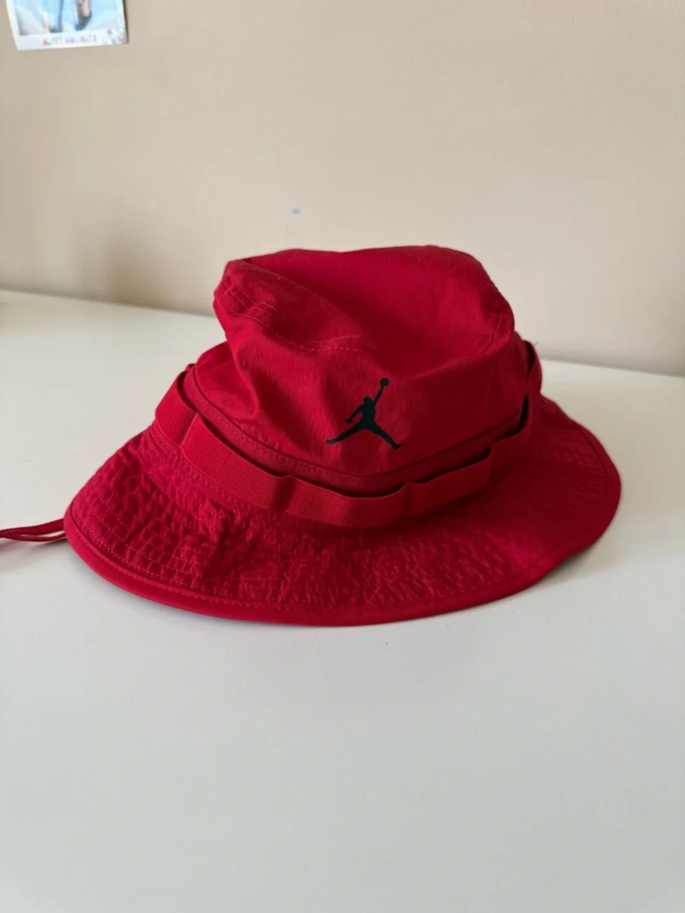 Jordan Red Bucket Hat - Picture 1 of 2